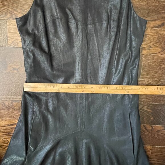 Stunning Theyskens' Theory Soft Black Leather Dress w/ pockets-Size 6 - Picture 14 of 14